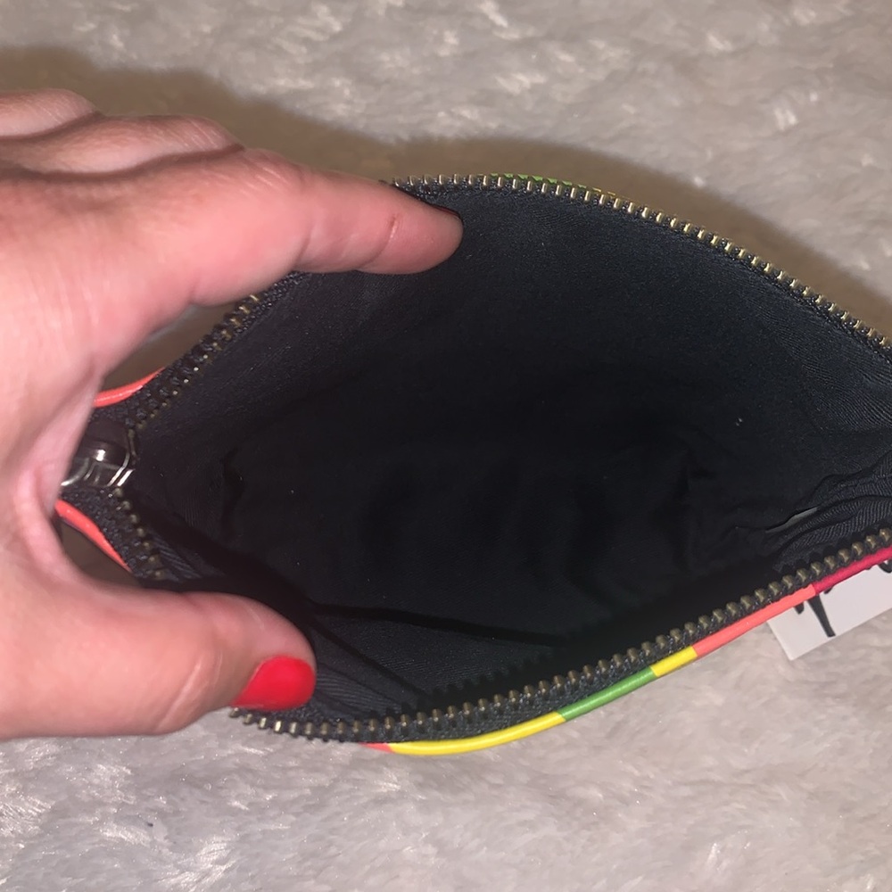 🎁🥂NWT French Bull Multi Color ⚖️LIBRA Swirl Cosmetic Bag - Picture 9 of 9